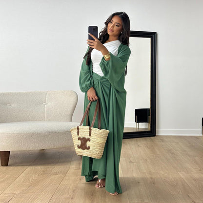 Women's Skirt Robe Two-piece Set