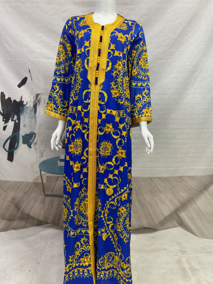 Women's Printed Gown Dress