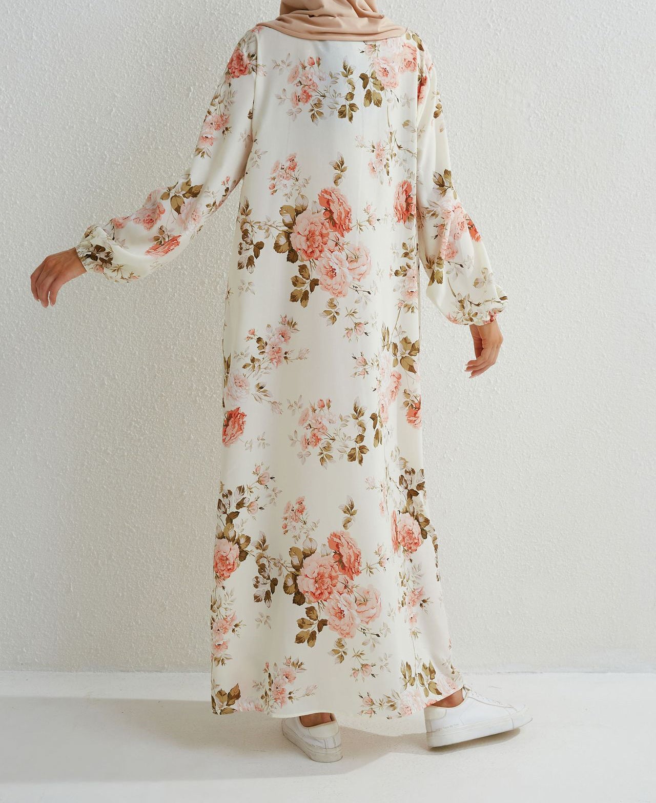 Women's Floral Round Neck Dress