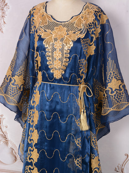 Women's Embroidered Sequin Two-piece Dress
