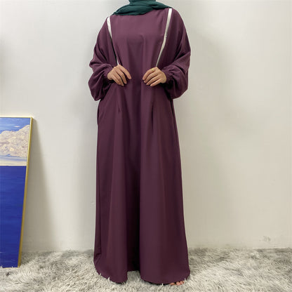 Women's Nursing Long Sleeve Slim Fit Dress