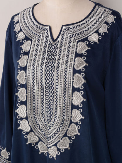 Women's Embroidered Robes Dresses