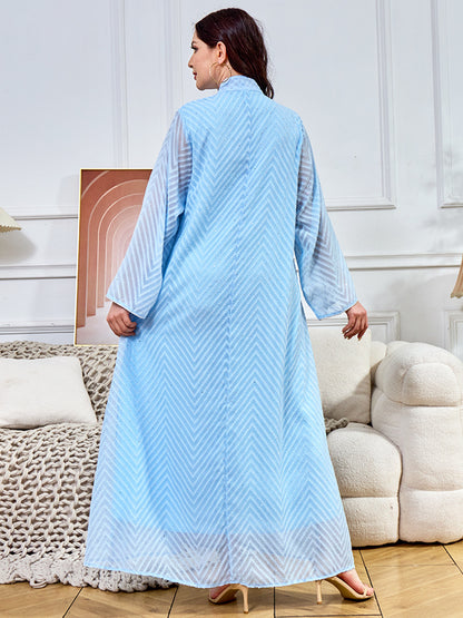 Women's Beaded Collar Flower Pendulum Dress
