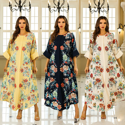 Women's Printed Floral Party Dress