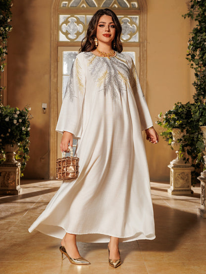 Women's Embroidered Hot Diamond Dress