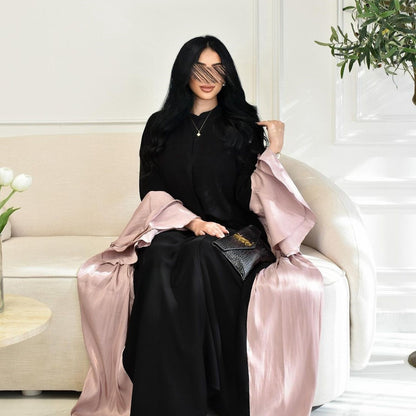 Women's Cardigan Ruffled Sleeve Dress