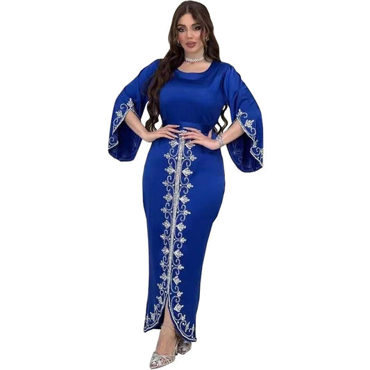 Stylish Soft Satin Evening Party Dress