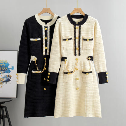 Women's Vintage Knit Loose Dress