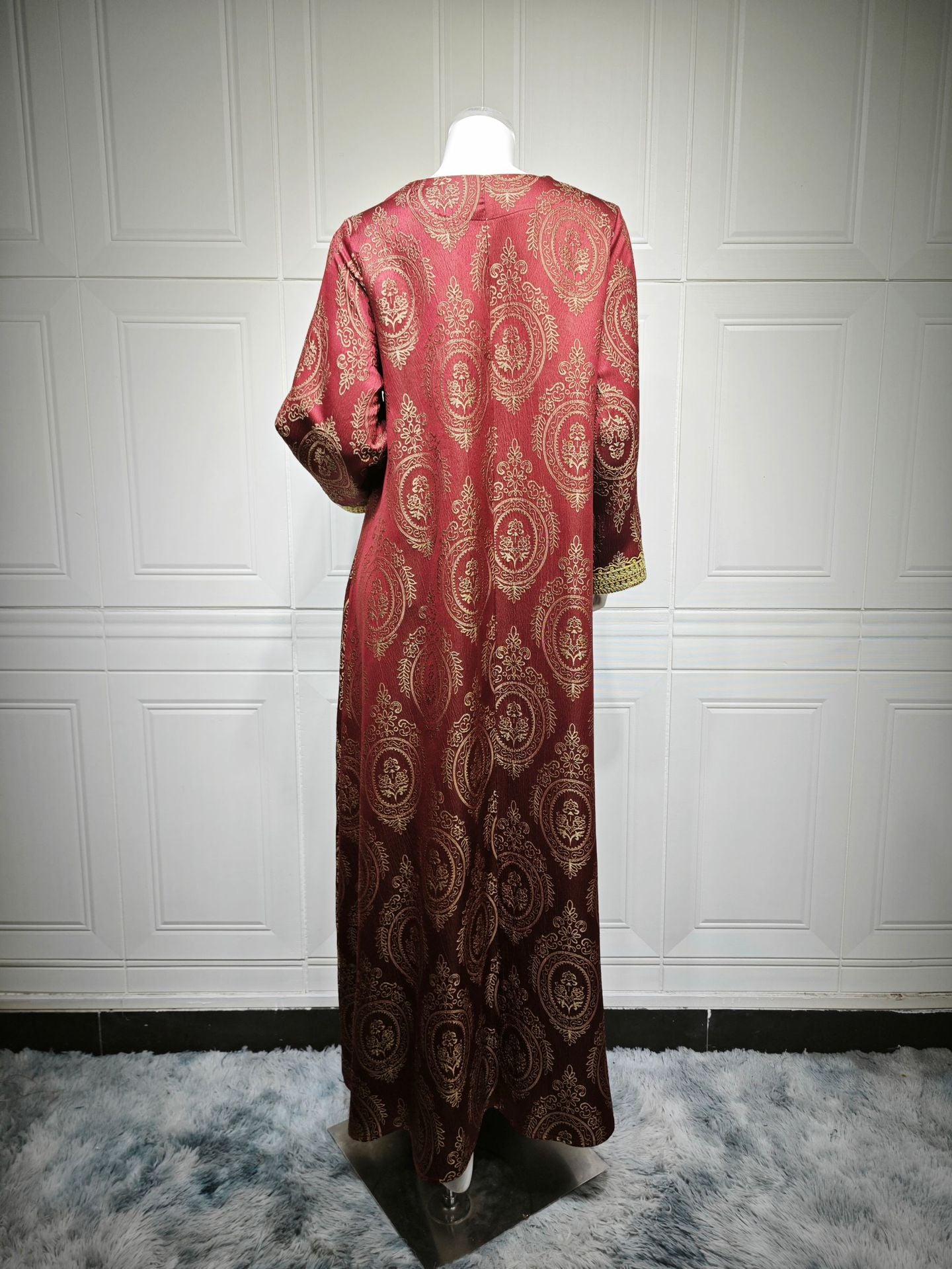 Women's Jacquard Evening Dress