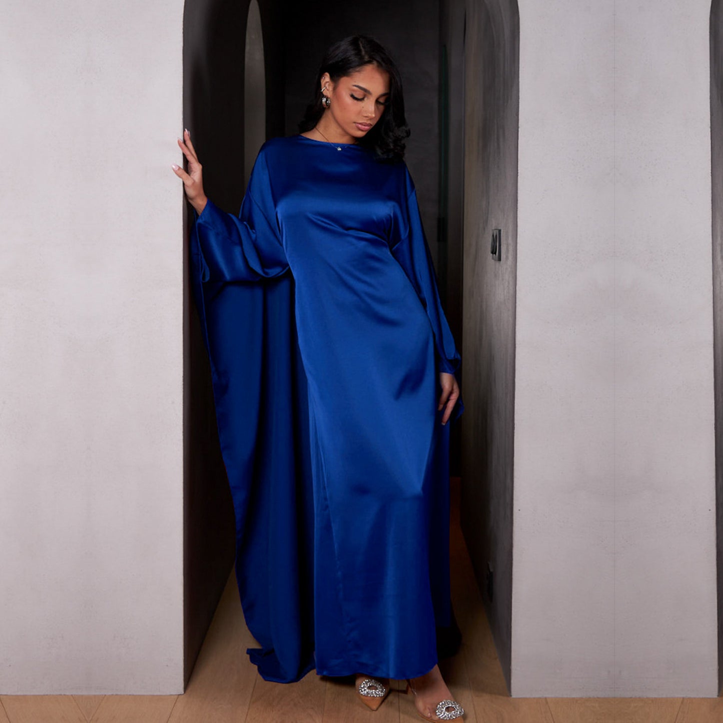 Women's Party High-density Stretch Satin Dress