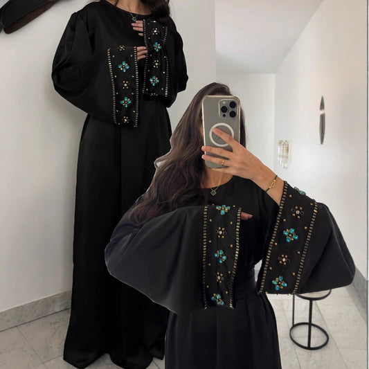 New Middle Eastern Dubai Heavy-duty Hand-beaded Dress