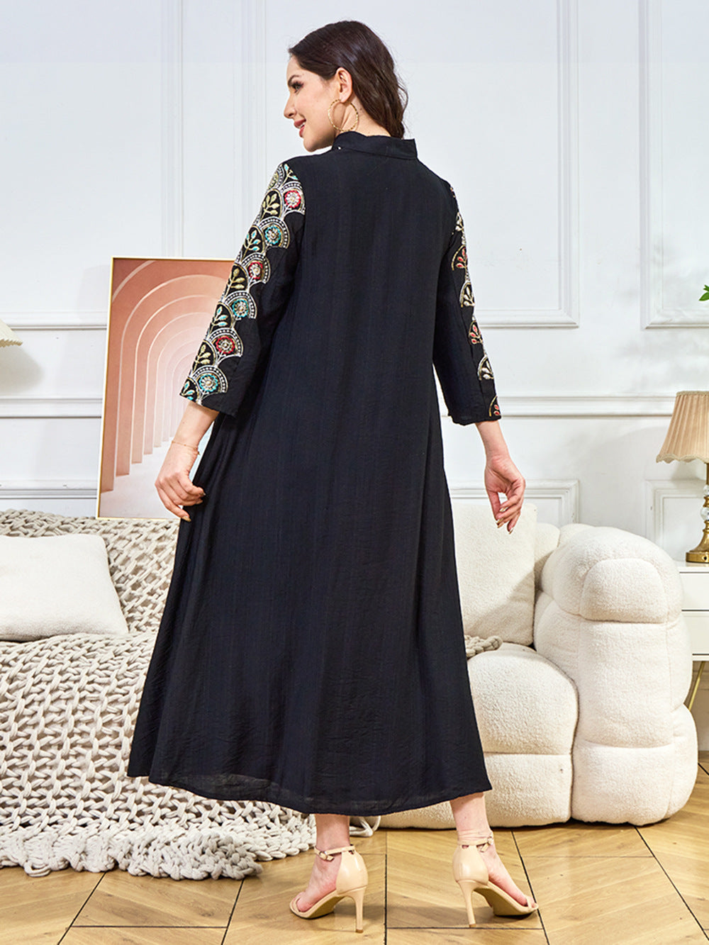 Beaded Women's Muslim Dress