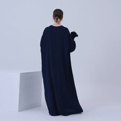 Plain Long Sleeve Bat Prayer Dress