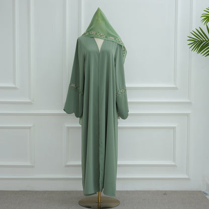 Women's Floral Embroidered Abaya