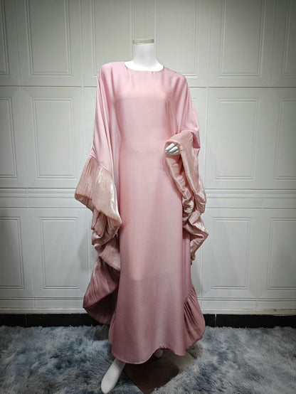Women's Waist-cinching Satin Dress
