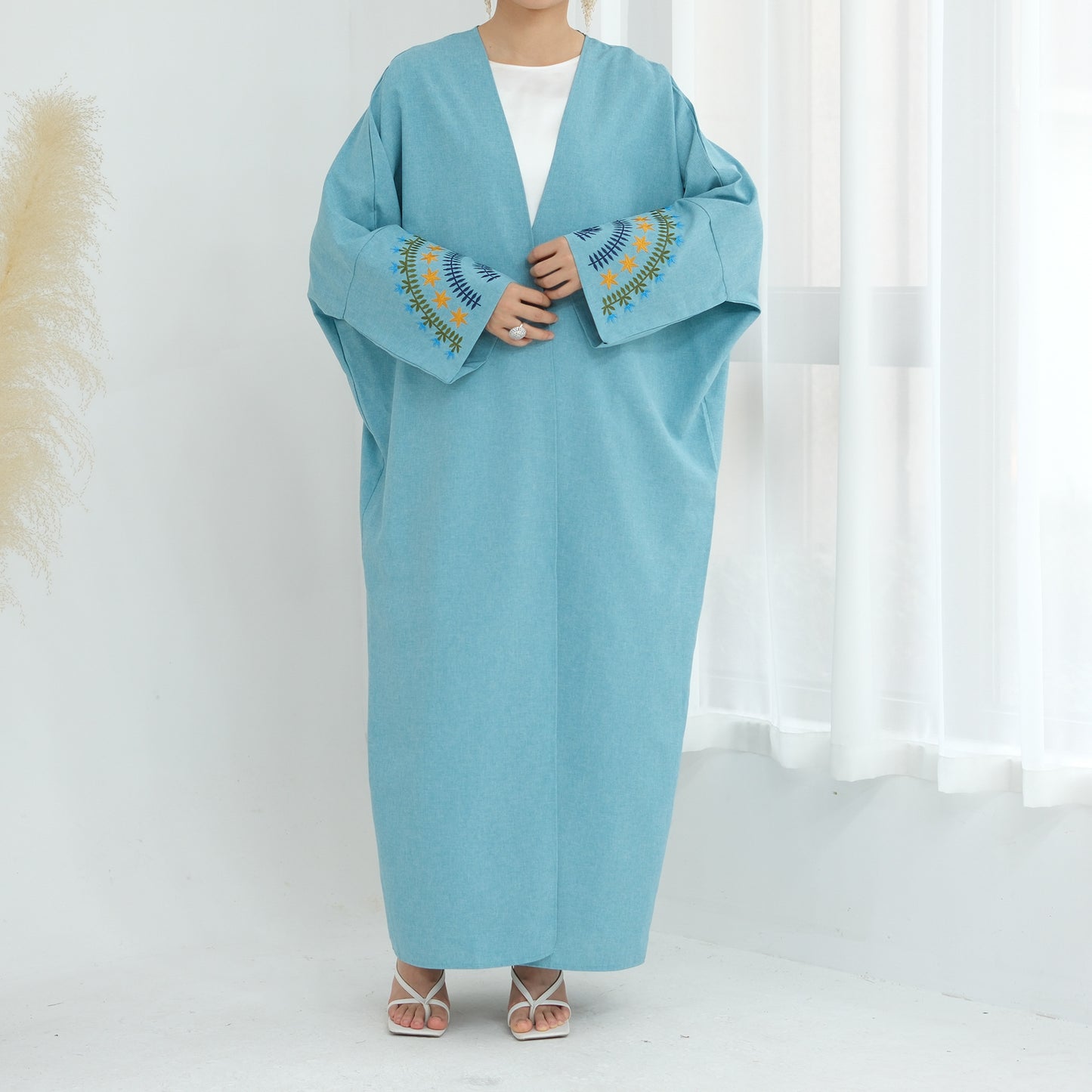 Women's Embroidered Dress Robe