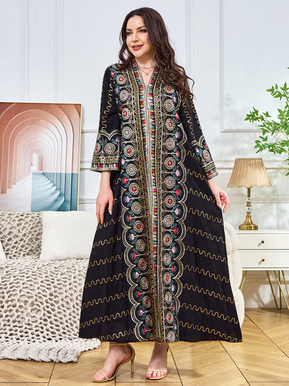 Women's V-neck Loose Evening Dress