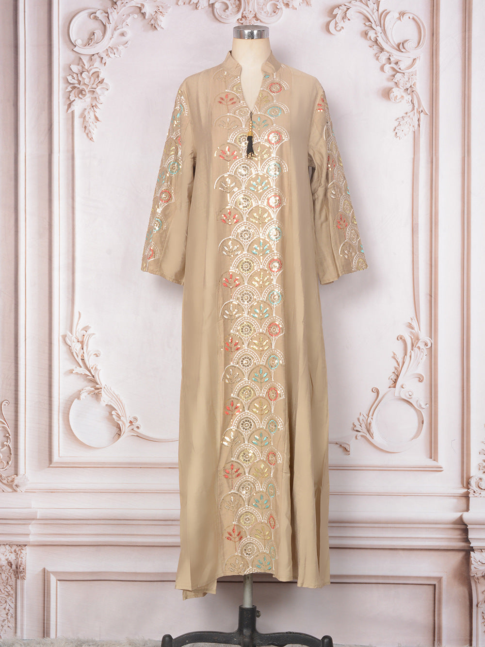 Beaded Women's Muslim Dress