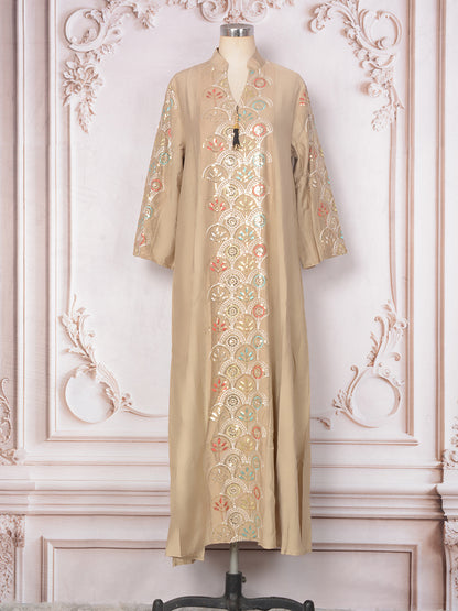 Beaded Women's Muslim Dress