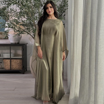 Round Neck Long Sleeve Dress