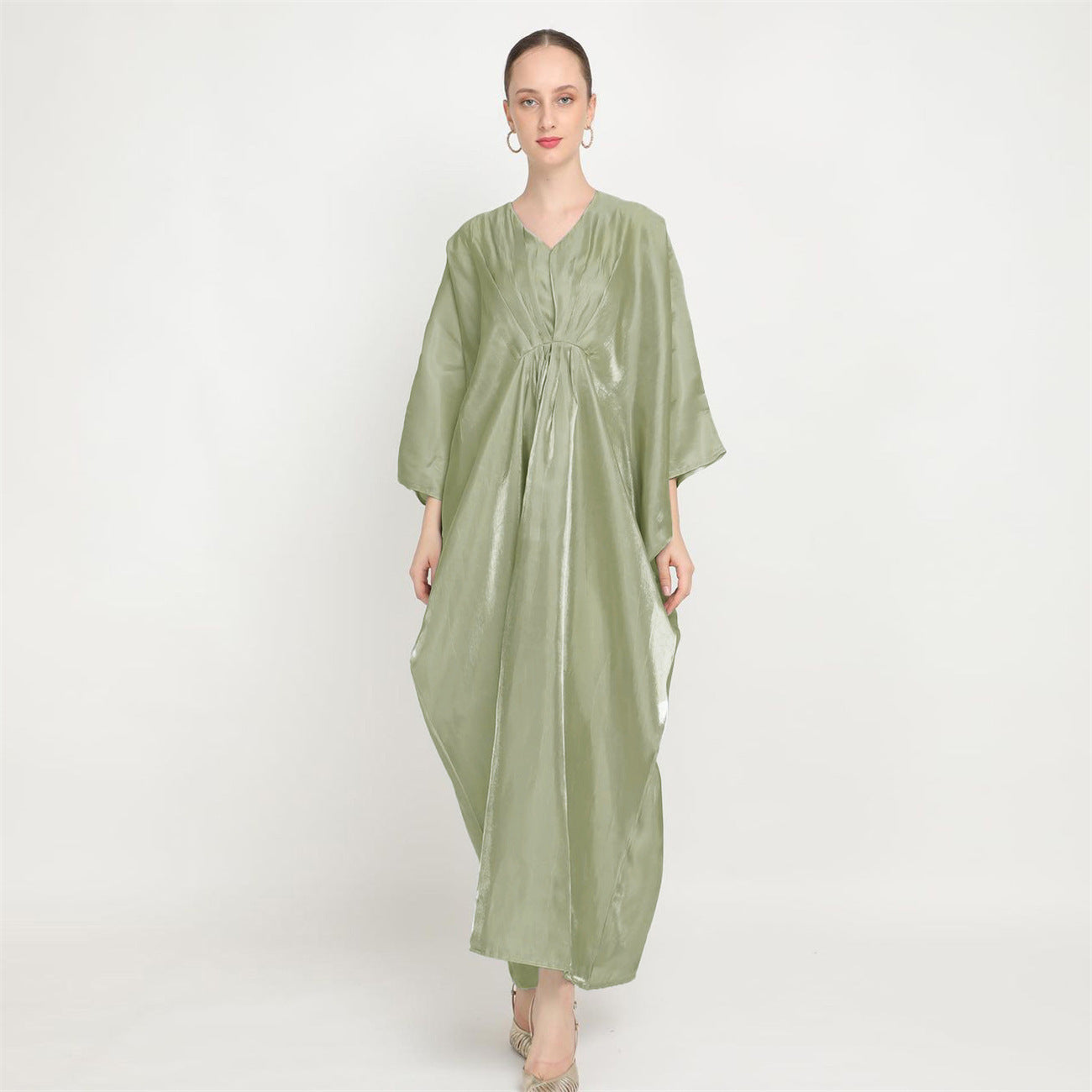 Women's Loose Bat Sleeve Abaya Dress