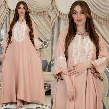Women's Embroidered Robes Dresses