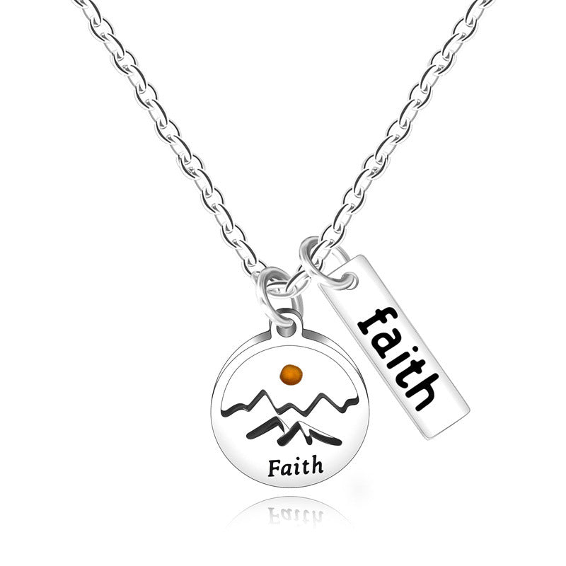 Simple Faith Round Mustard Seed Stainless Steel Necklace