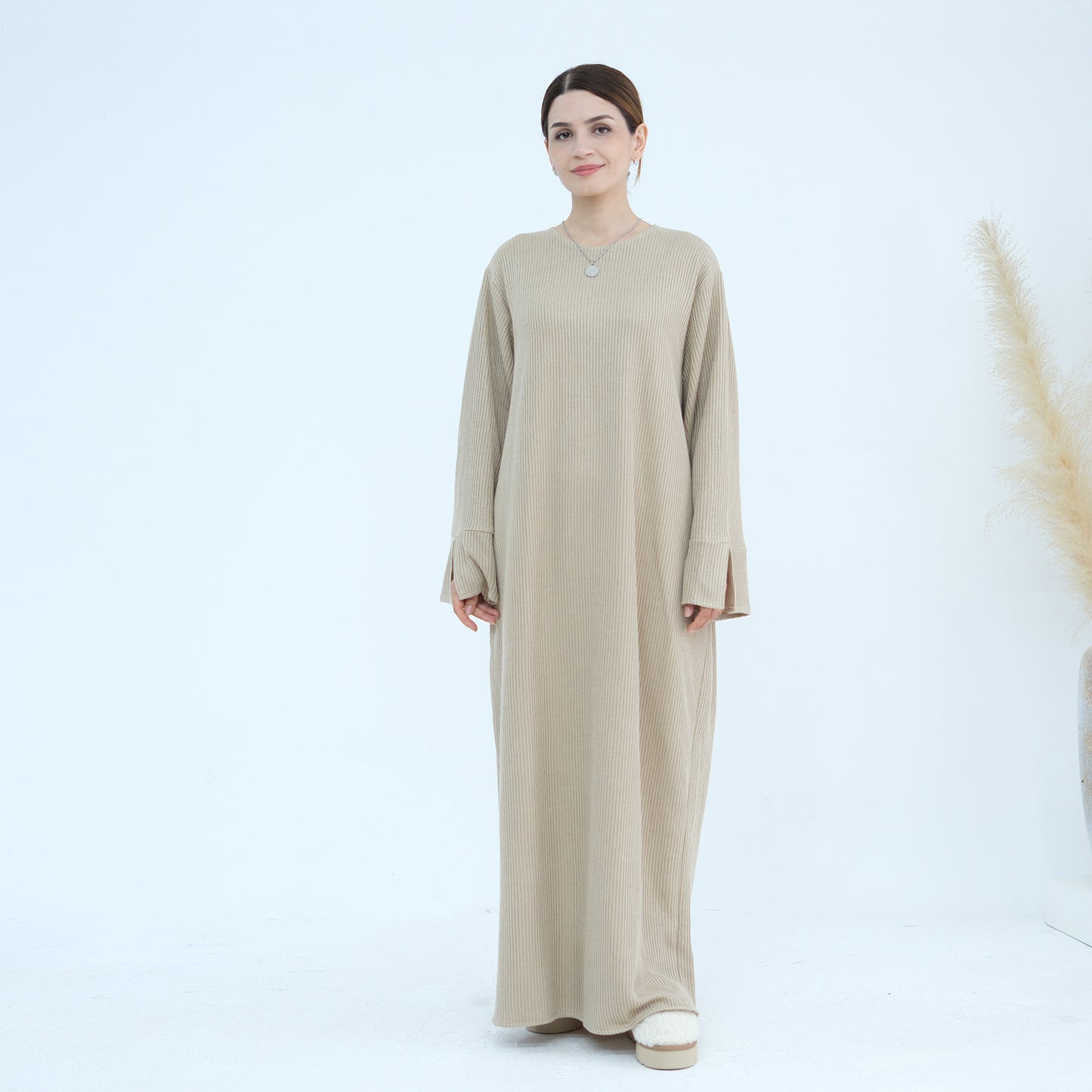 Thickened Knitted Sweater Dress