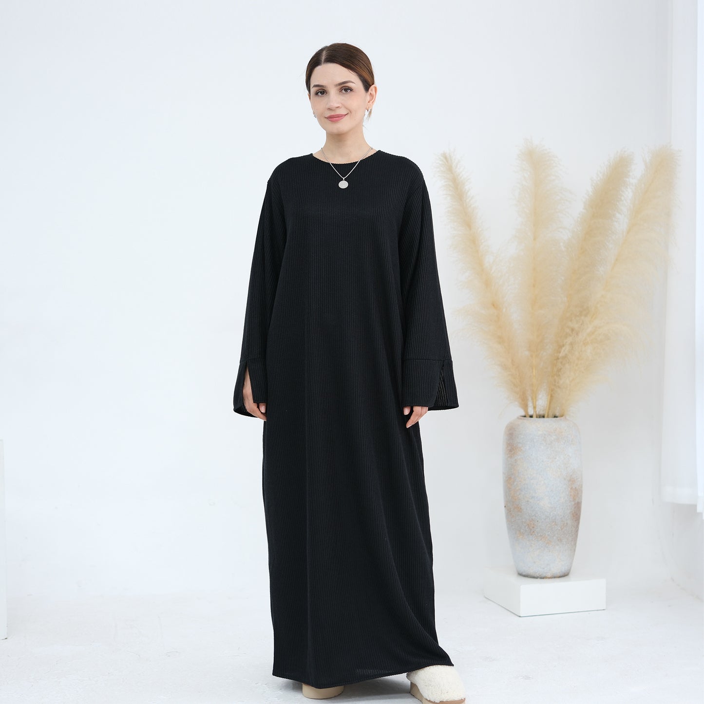 Thickened Knitted Sweater Dress