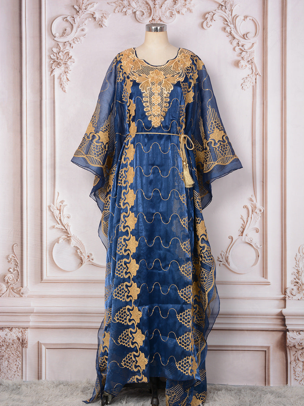Women's Embroidered Sequin Two-piece Dress