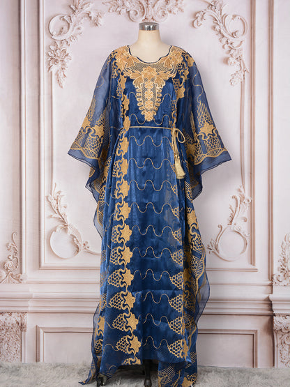 Women's Embroidered Sequin Two-piece Dress