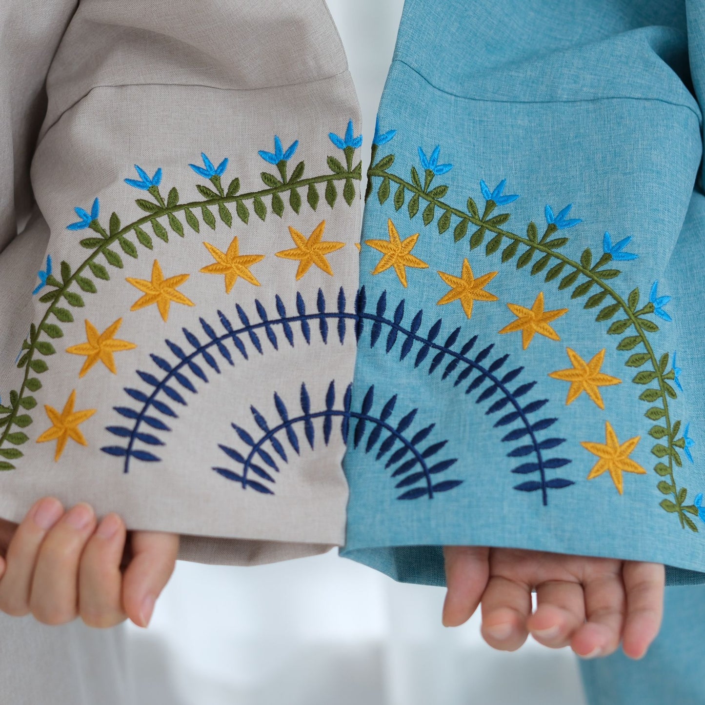 Women's Embroidered Dress Robe