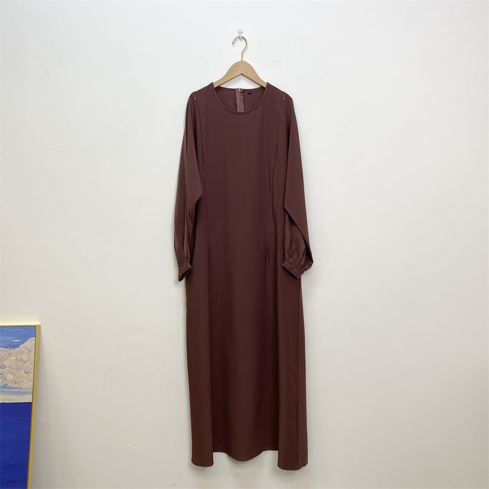 Women's Nursing Long Sleeve Slim Fit Dress