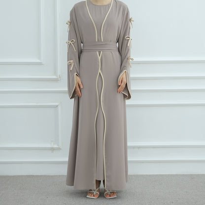 Butterfly Knot Robe with Inner Dress