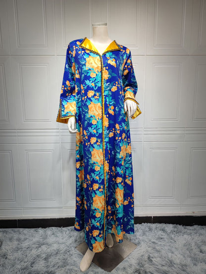 Women's Satin Diamond-encrusted Light Luxury Dress