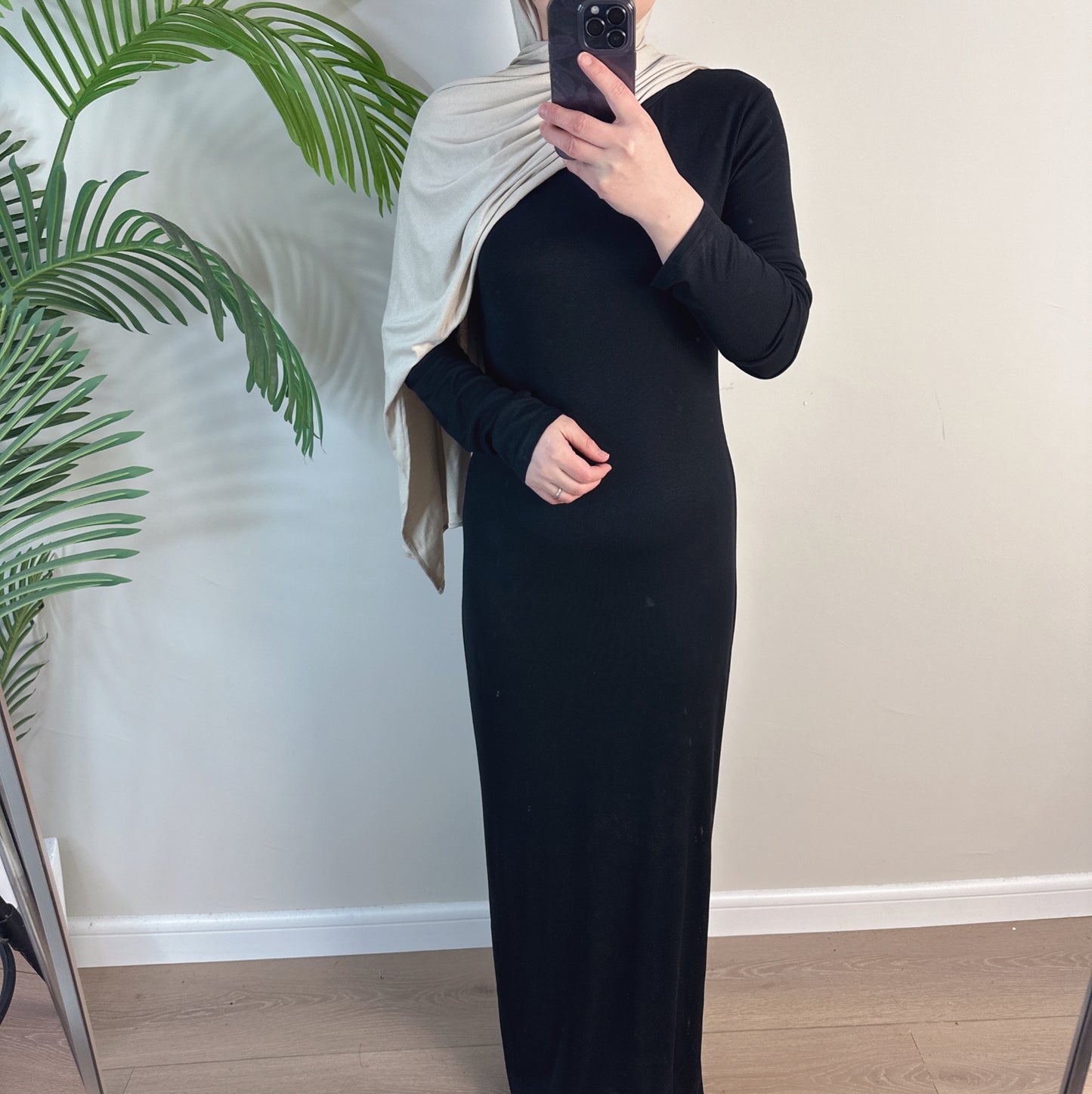Women's Solid Modal Cotton Dress