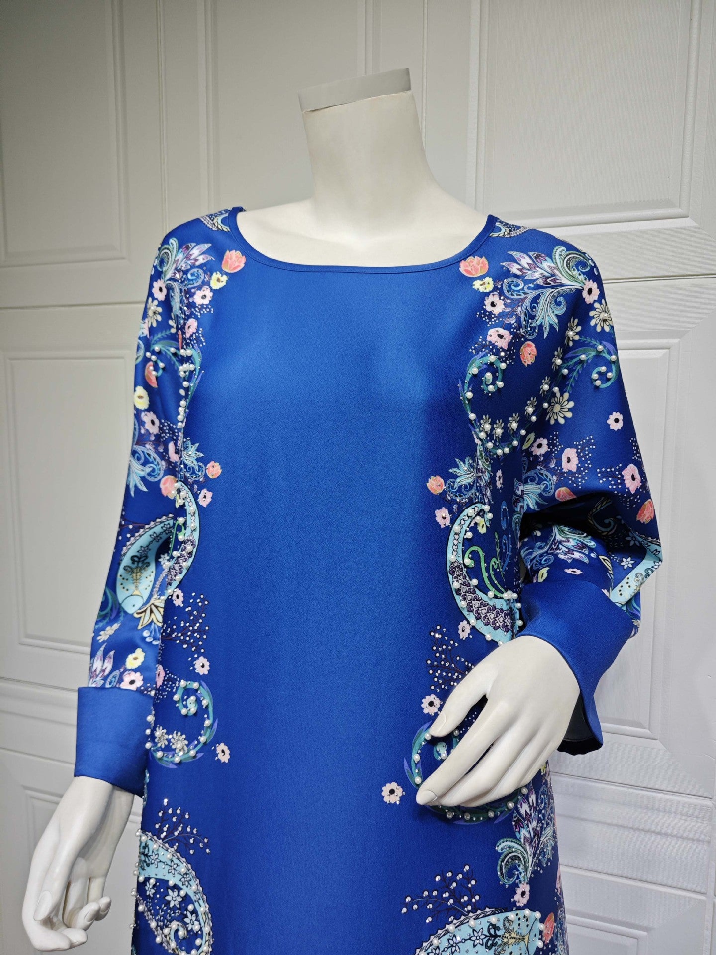 Women's Hot Diamond Pearl Jalabiya Dress