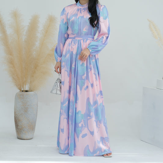 Women's Ankle-length Printed Dress