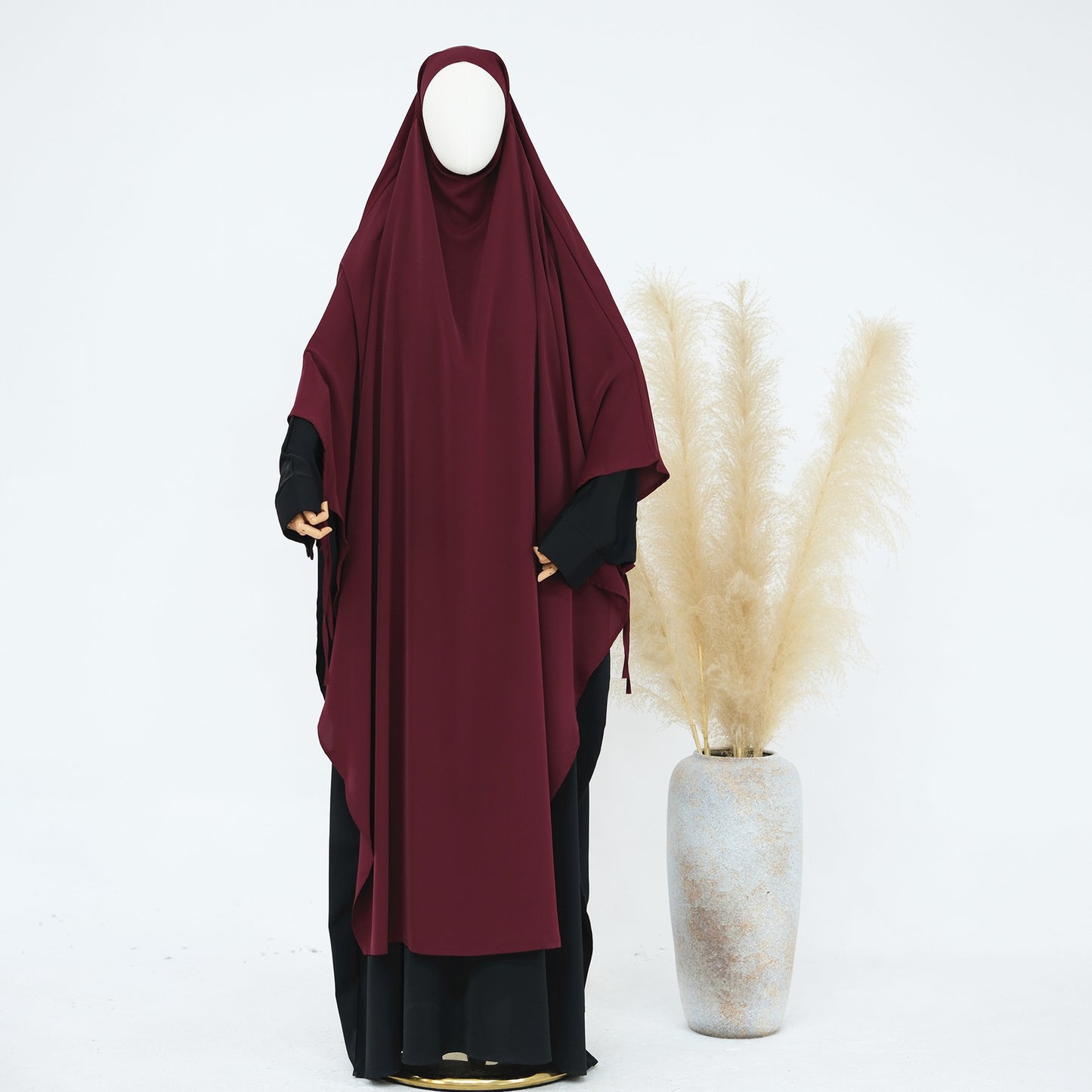 Women's Solid Color Nida Swing Hijab