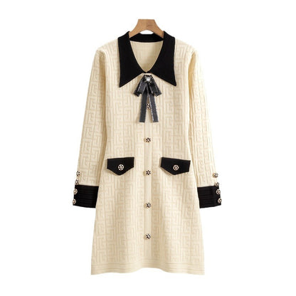 Women's Long-sleeved Knit Dress