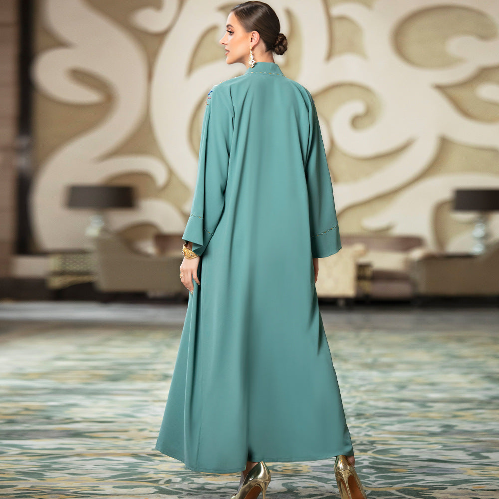 Arab Robe Design Women's Sewn Beaded Arabic Robe – Abayaya