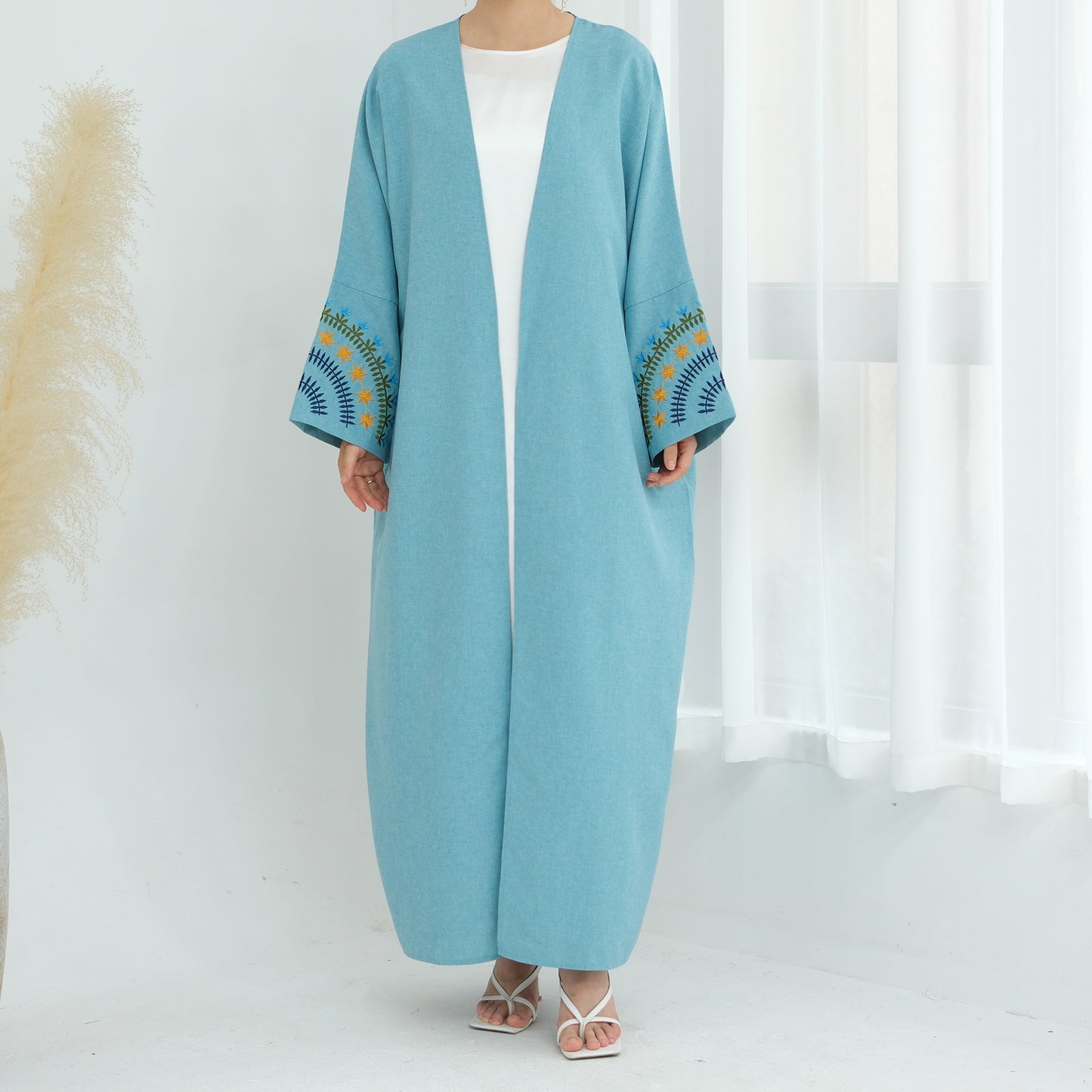 Women's Embroidered Dress Robe