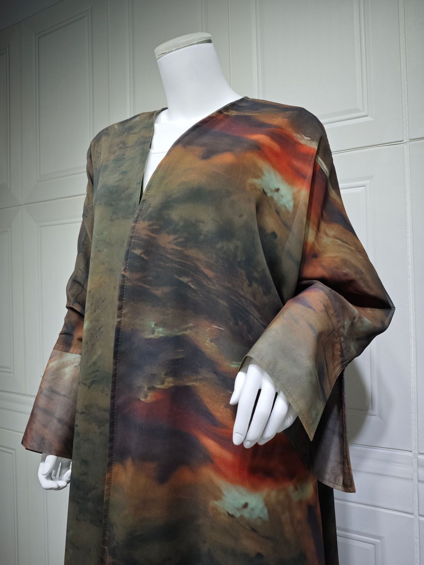 Women's Chiffon Print Draped Dress