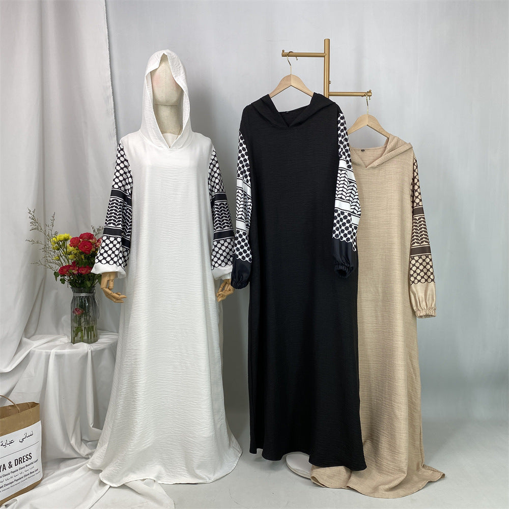 Fashionable Muslim Women's Hat Dress