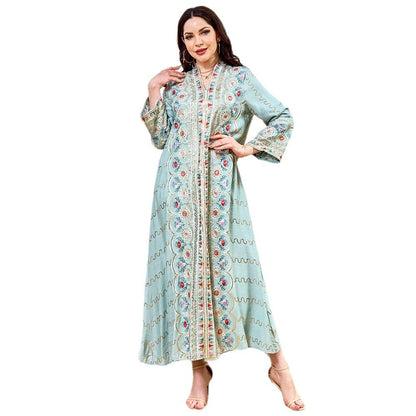 Women's V-neck Loose Evening Dress
