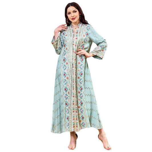 Women's V-neck Loose Evening Dress