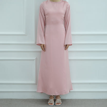 Dubai Women's Elegant Solid Color Abaya