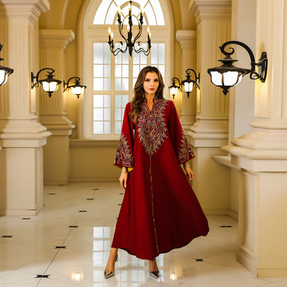 Women's Rope Embroidered Party Dress