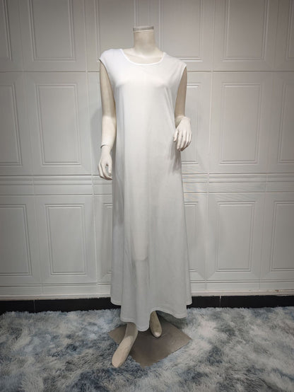 Plain Mushroom Button Satin Cardigan Robe
