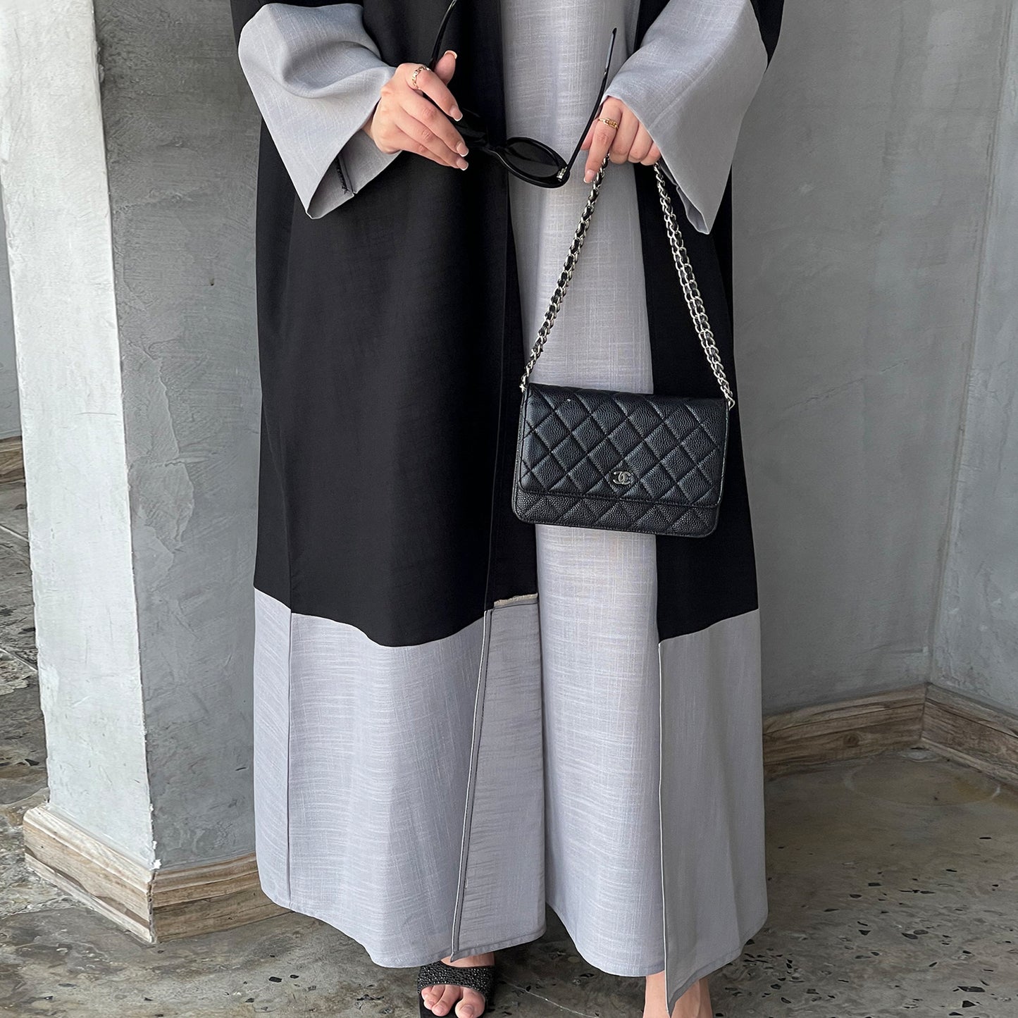 Long-Sleeved Robe Two-Piece Set